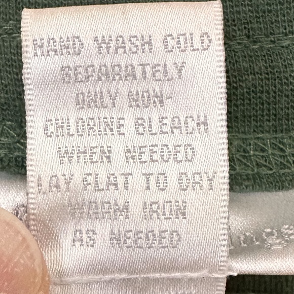 Soft Surroundings Long Sleeve
Silk Blend Velvet Blouse Women's
Size L, Green - Picture 4 of 5